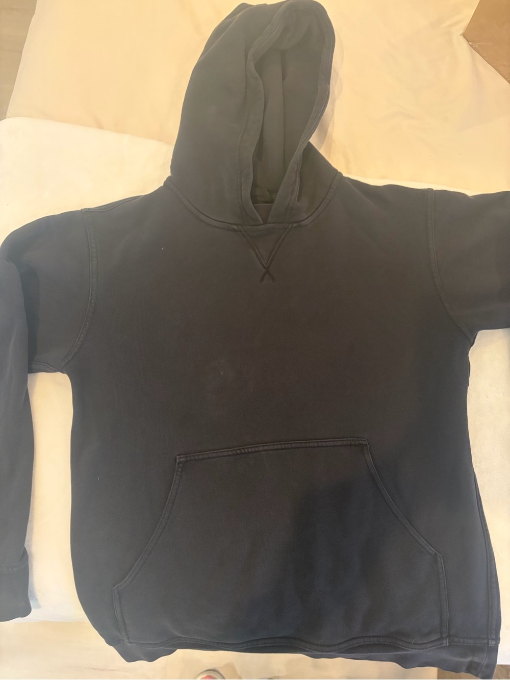 lululemon athletica Black Crewneck Hoodie for Men